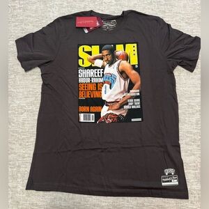 Mitchell & Ness Black SLAM Graphic Tee